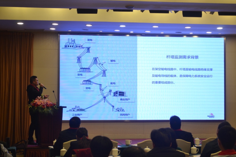 佰馬科技出席輸配電年會(huì)并發(fā)表?xiàng)U塔安全監(jiān)測(cè)演講